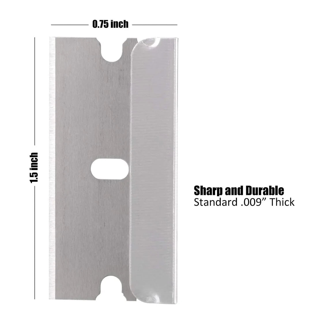 50/100pcs Scraper Razor Blades for Cleaning or Removing Marks on Metal, Glass, Glue