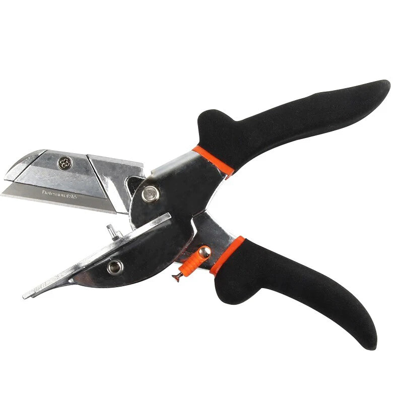 45-135 Degree Multi-angle Mitre Bevel Shear Scissors (With up to 20x Replacement Blades and Spanner)