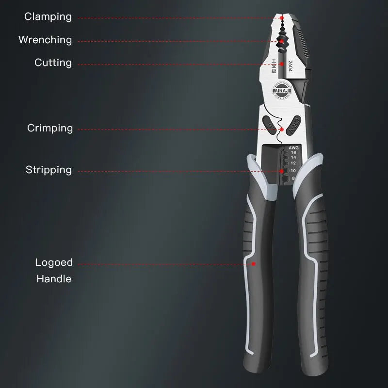 Wire Pliers 7/8/9 Inch Industrial Grade Multifunctional Hardware Manual Tool