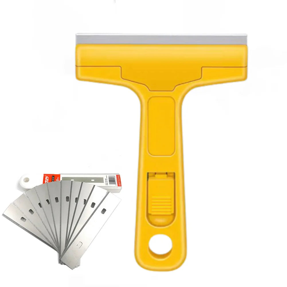 100mm Cleaning Shovel Cutter Portable Cleaning Knife Glass Floor Tiles Scraper Blade Seam Removal Household Kitchen Hand Tool