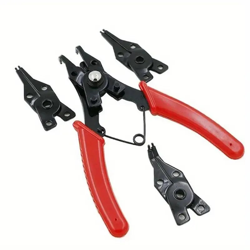 Multifunctional 4-In-1 Circlip Set of Multi Crimp Removable Pliers Hand Tools