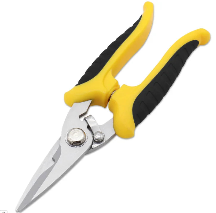 1PC Stainless Steel Electrician Scissors Multifunction Manually Shears Groove Cutting Wire And Thin Steel Plate Hand Tools