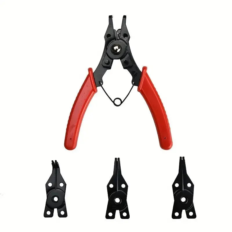 Multifunctional 4-In-1 Circlip Set of Multi Crimp Removable Pliers Hand Tools