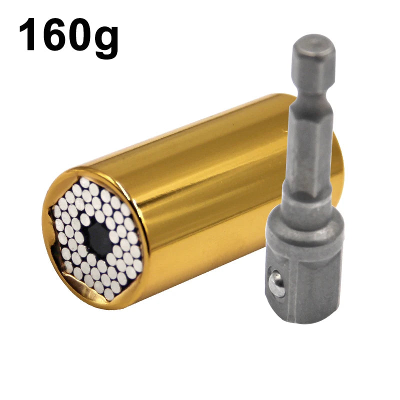 Universal Torque Wrench Power Drill Ratchet Bushing Spanner Key Magic Multi Hand Tools 7-19mm   Head Set Socket Sleeve