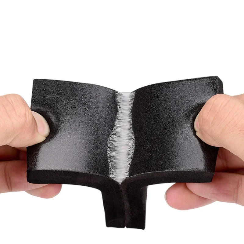 Black Single-sided Sponge Foam Tape for weatherproofing and soundproofing windows and doors