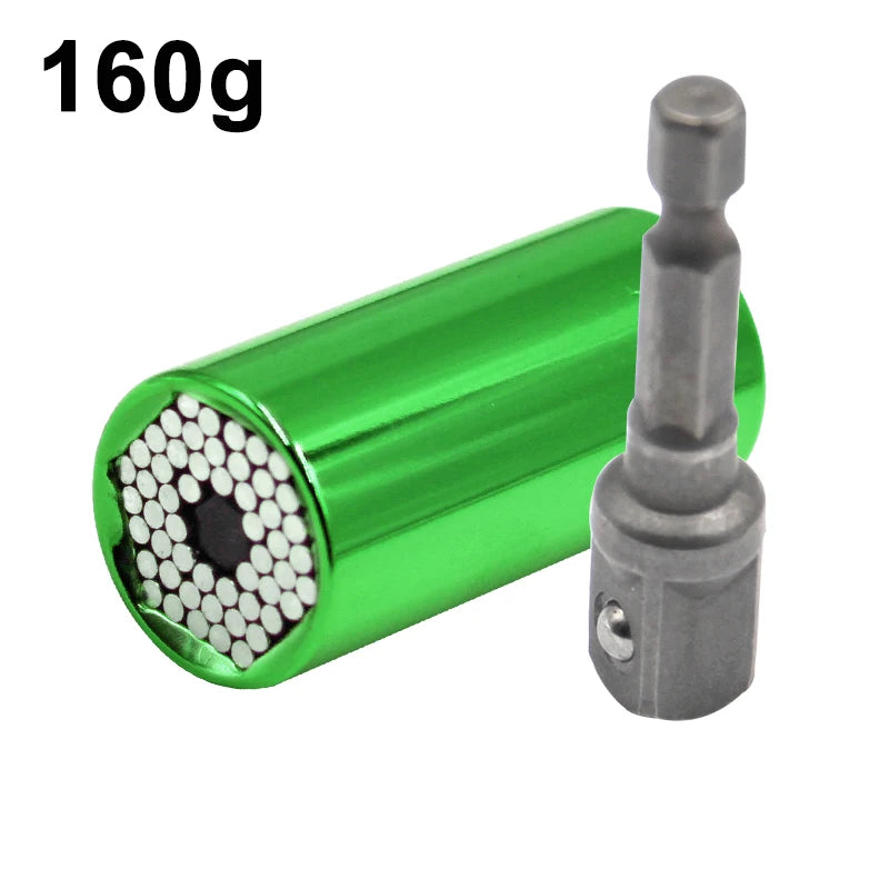 Universal Torque Wrench Power Drill Ratchet Bushing Spanner Key Magic Multi Hand Tools 7-19mm   Head Set Socket Sleeve