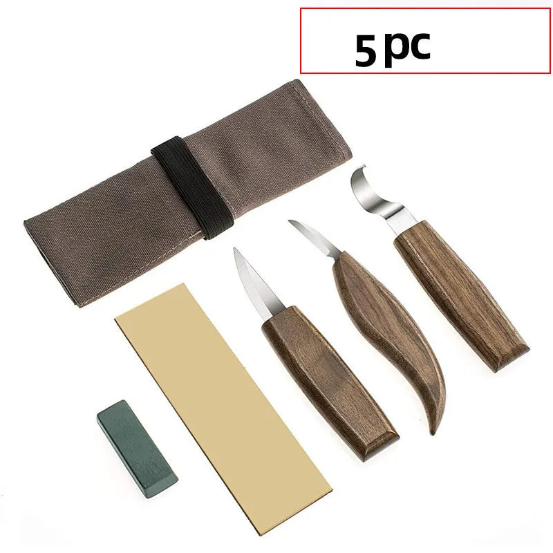 Wood Carving Chisel Cutter Knife Tools Set