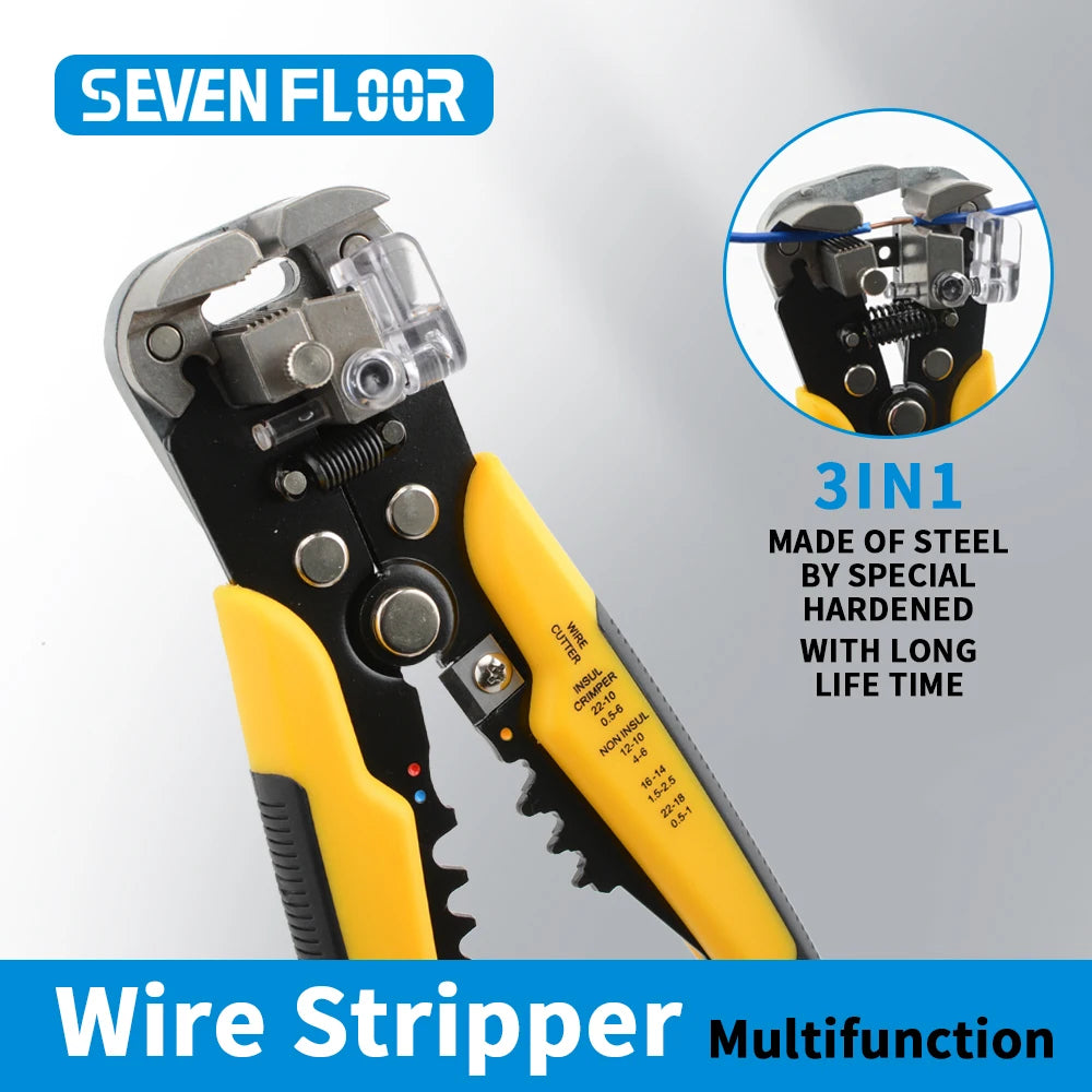 Wire Stripping Multifunctional Pliers For Cable Cutting Hand Tool Crimper