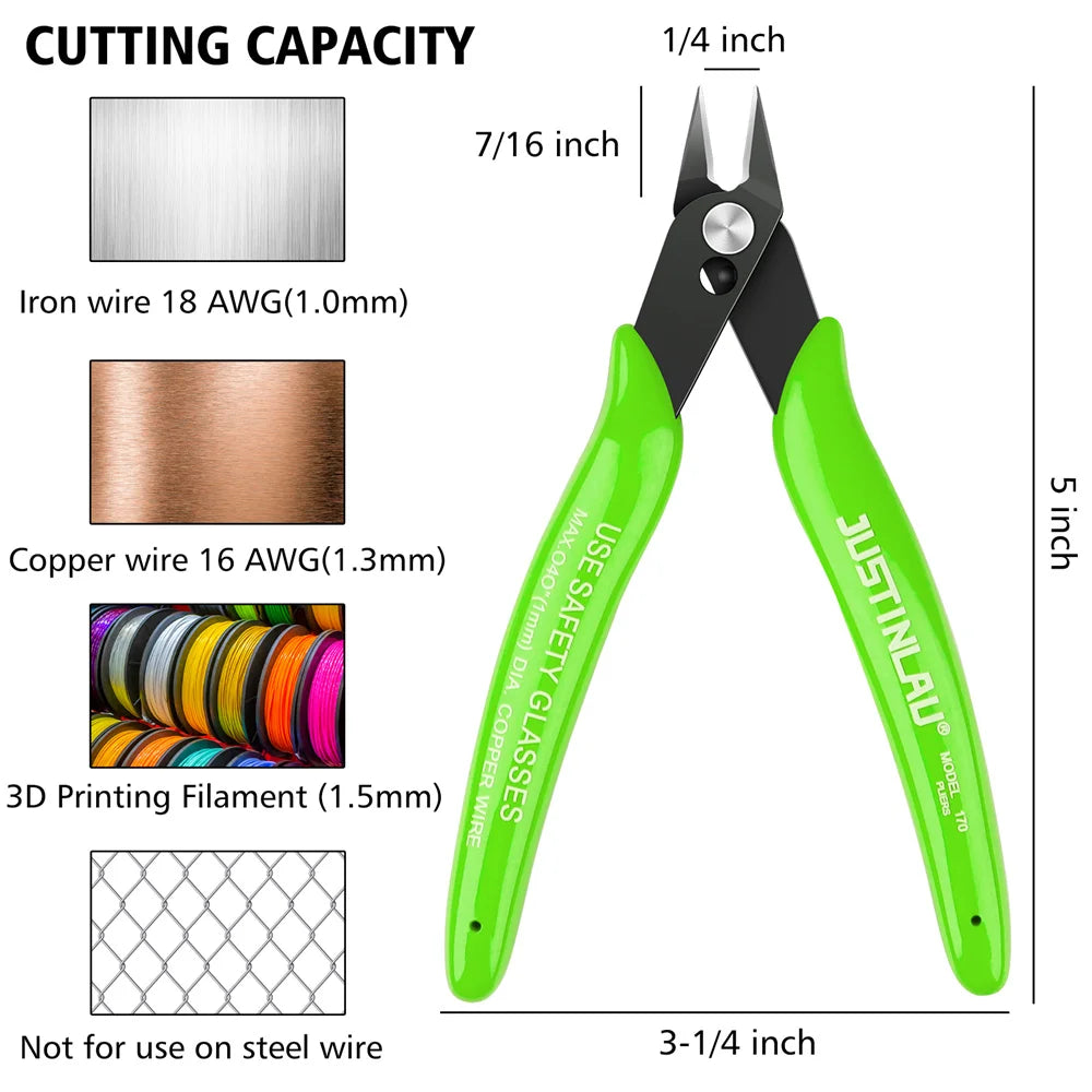 Multi Functional Universal Pliers/Cutters/Tools/Snippers for Electrical Wires and Cable Cutting - Stainless Steel