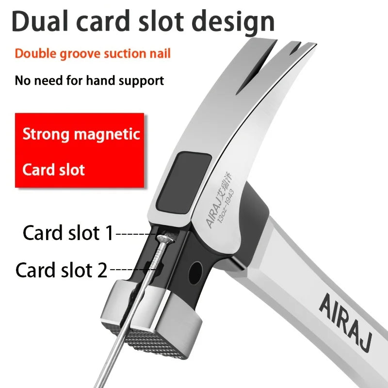 High Carbon Steel Short & Long Handle Claw Hammer Industrial Grade