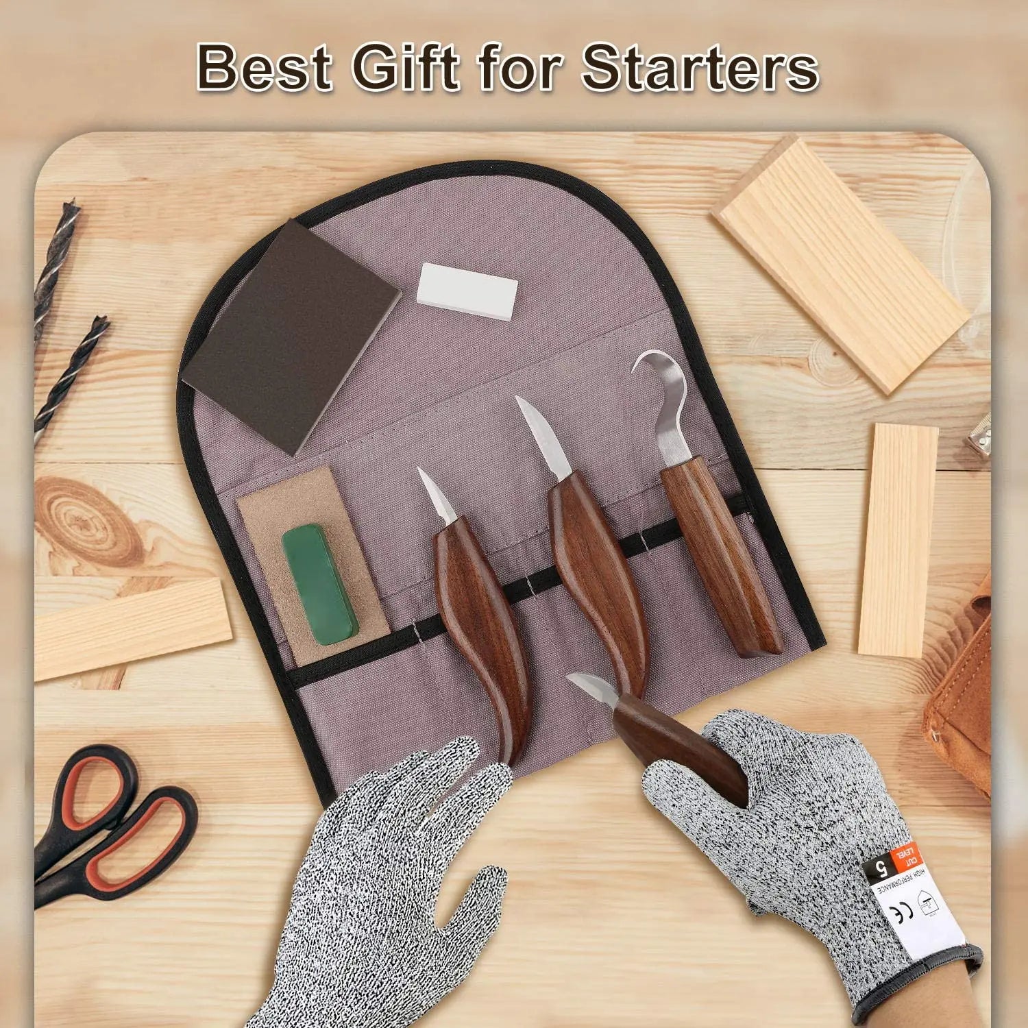 Wood Carving Chisel Cutter Knife Tools Set