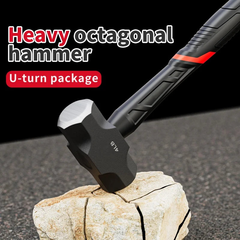 Hammer, Octagonal Hammer, Hammer Tool, Wall Smashing Sledgehammer, Two Hammer, Hand Hammer