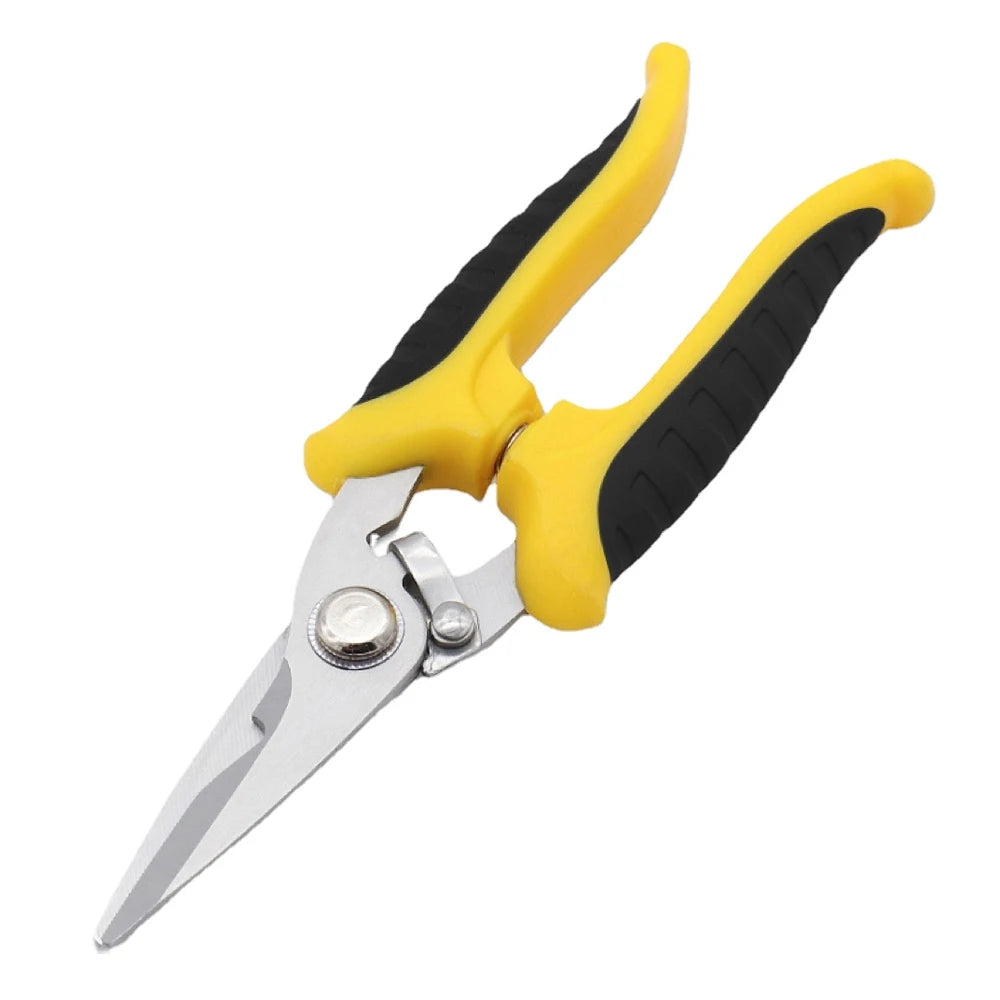 1PC Stainless Steel Electrician Scissors Multifunction Manually Shears Groove Cutting Wire And Thin Steel Plate Hand Tools