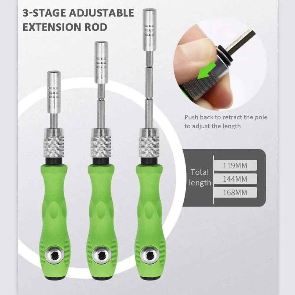 Multifunctional Screwdriver Set 32 in 1 Torx Phillips Magnetic Screw Driver Bits Repair Hand Tool