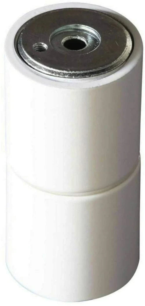 Bifold Door Magnet Holder Catch - Available in Matt Black or Gloss White, 25mm or 65mm