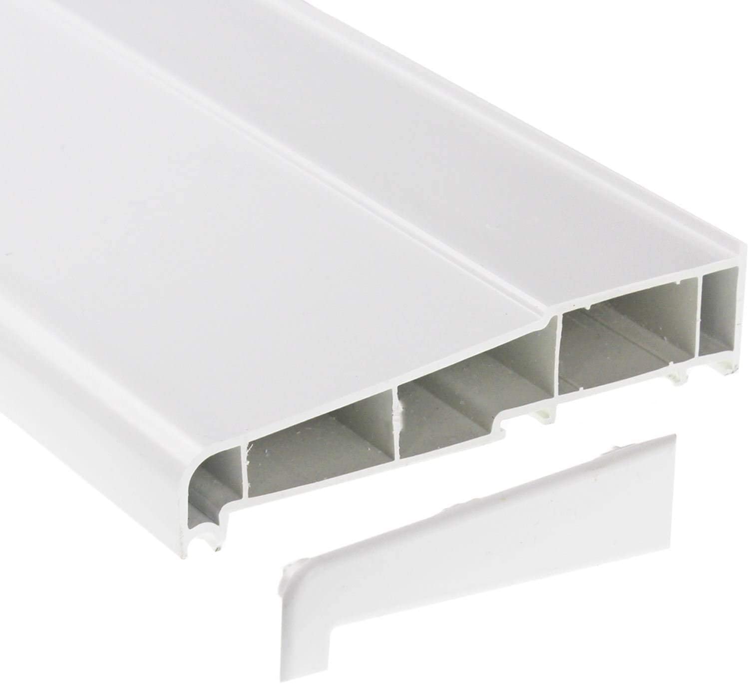 UPVC Window Cill (Sill) Including End Caps - Various Colours and Sizes