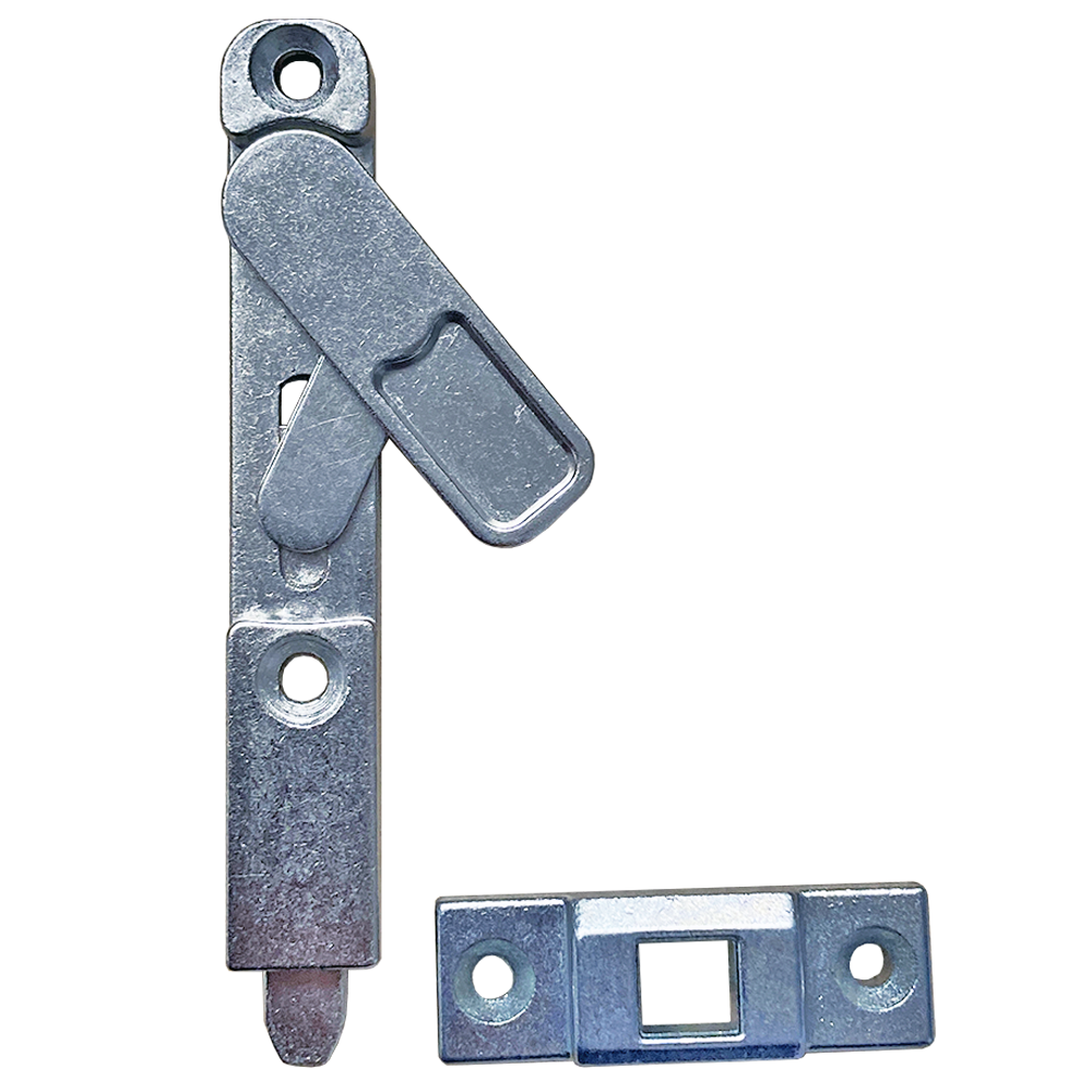 Finger Operated Shootbolt Lock for UPVC, Timber and Aluminium Windows and Doors - Including Keep and Screws