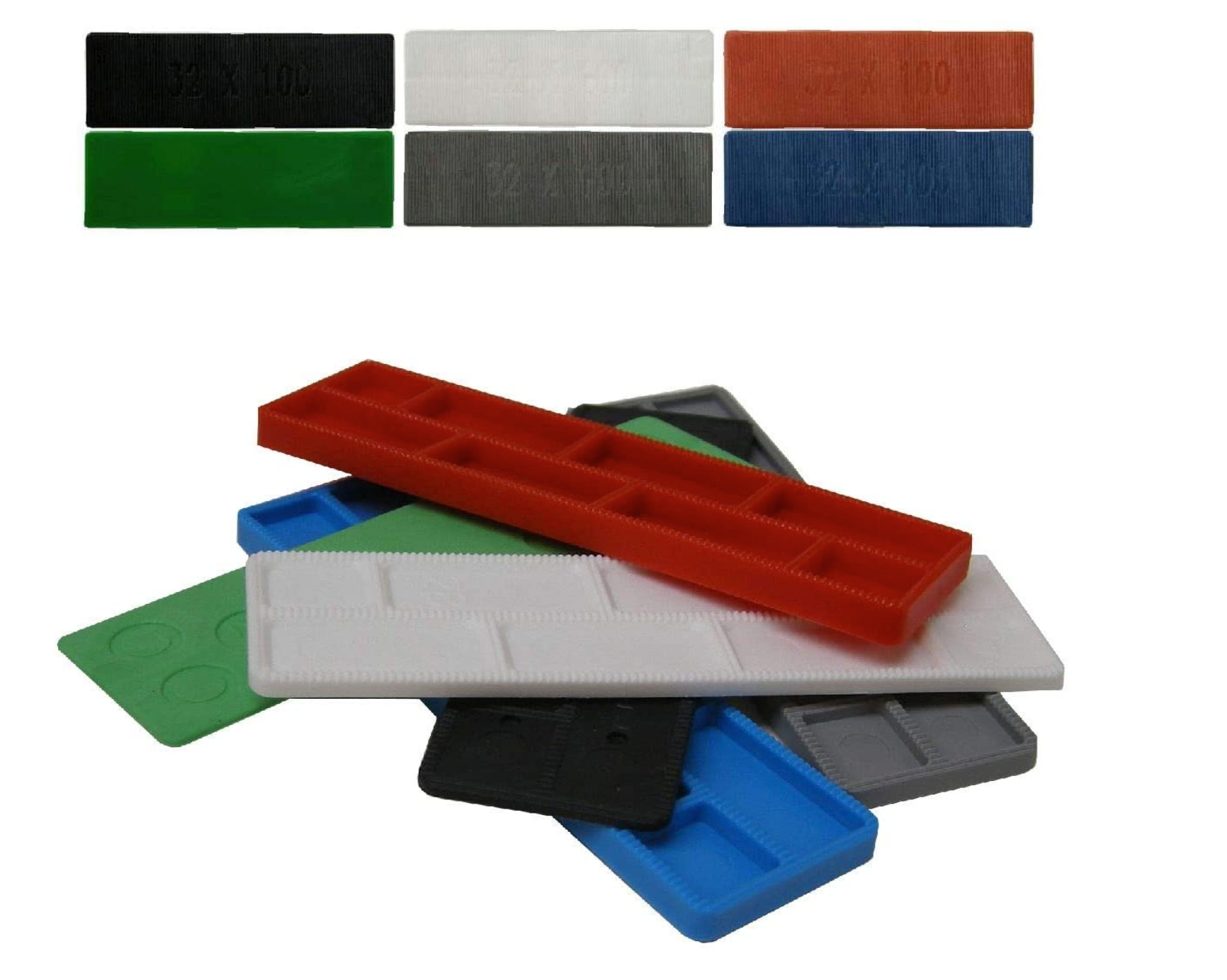 Plastic Window & Glazing and Floor Packers, 1mm - 6mm, Assorted Packs